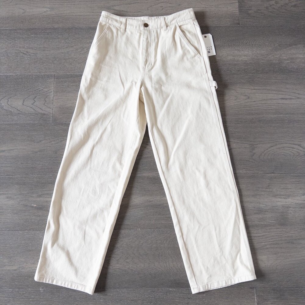 NEW Billabong Collet Carpenter Denim in Cream, Size 27 - Picture 5 of 11
